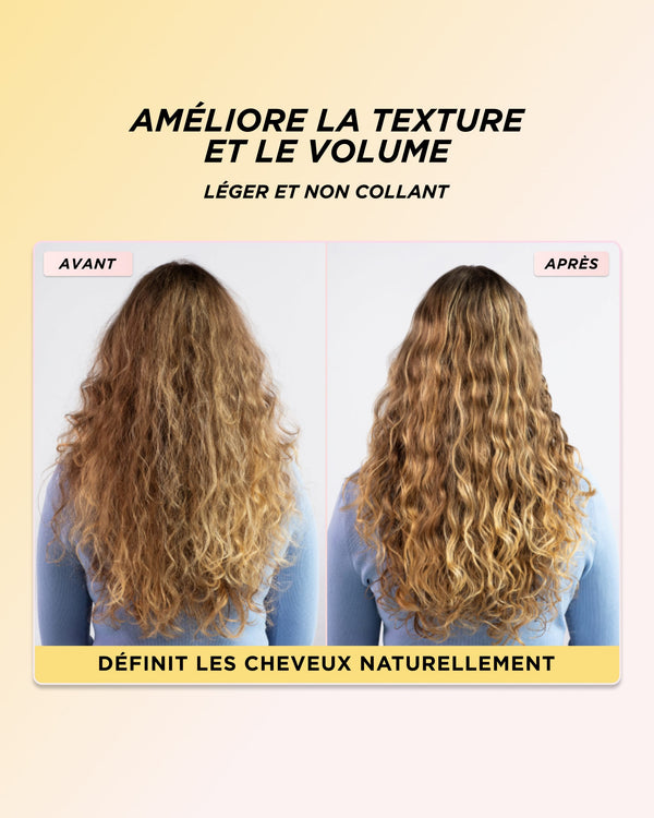 Spray ondulant texturisant